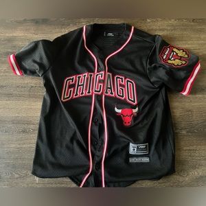 chicago bulls baseball jersey, LUXURY ATHLETIC COLLECTION
